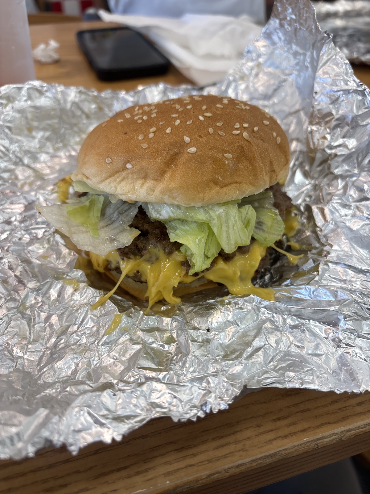 Cheeseburger evidence photo