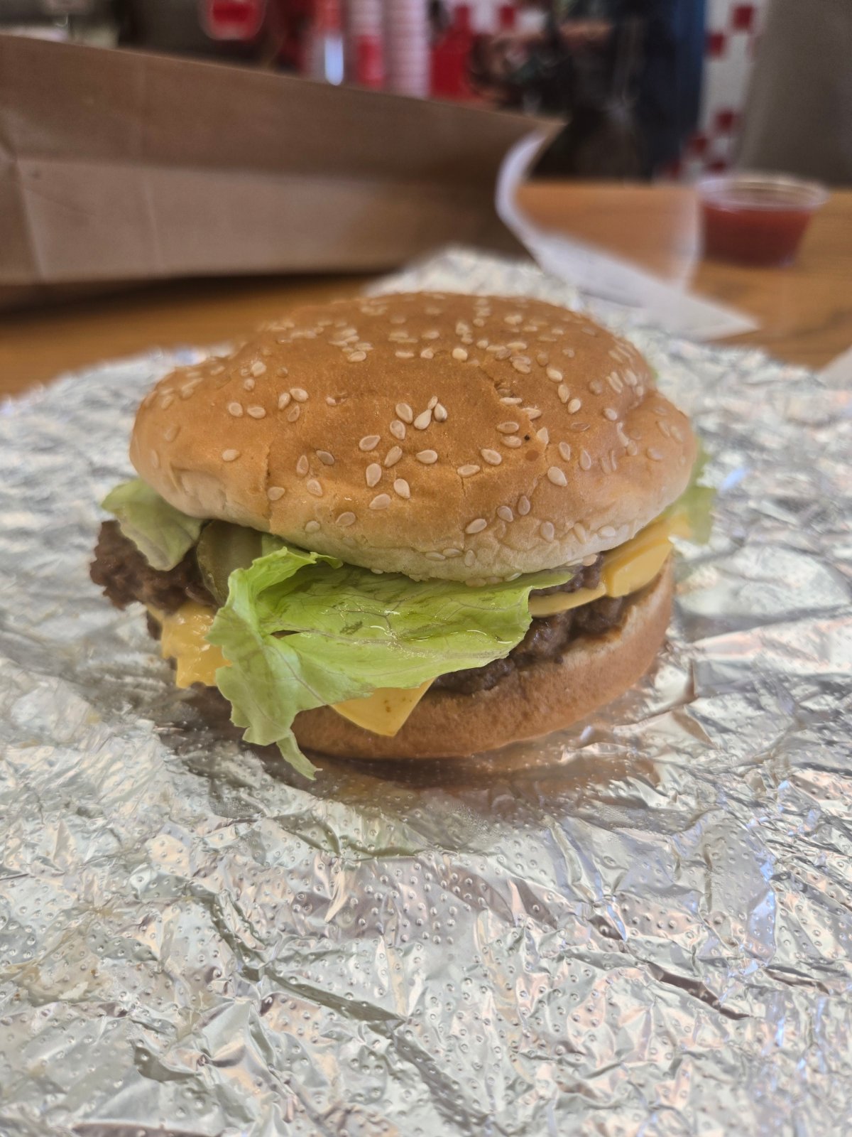 Cheeseburger evidence photo