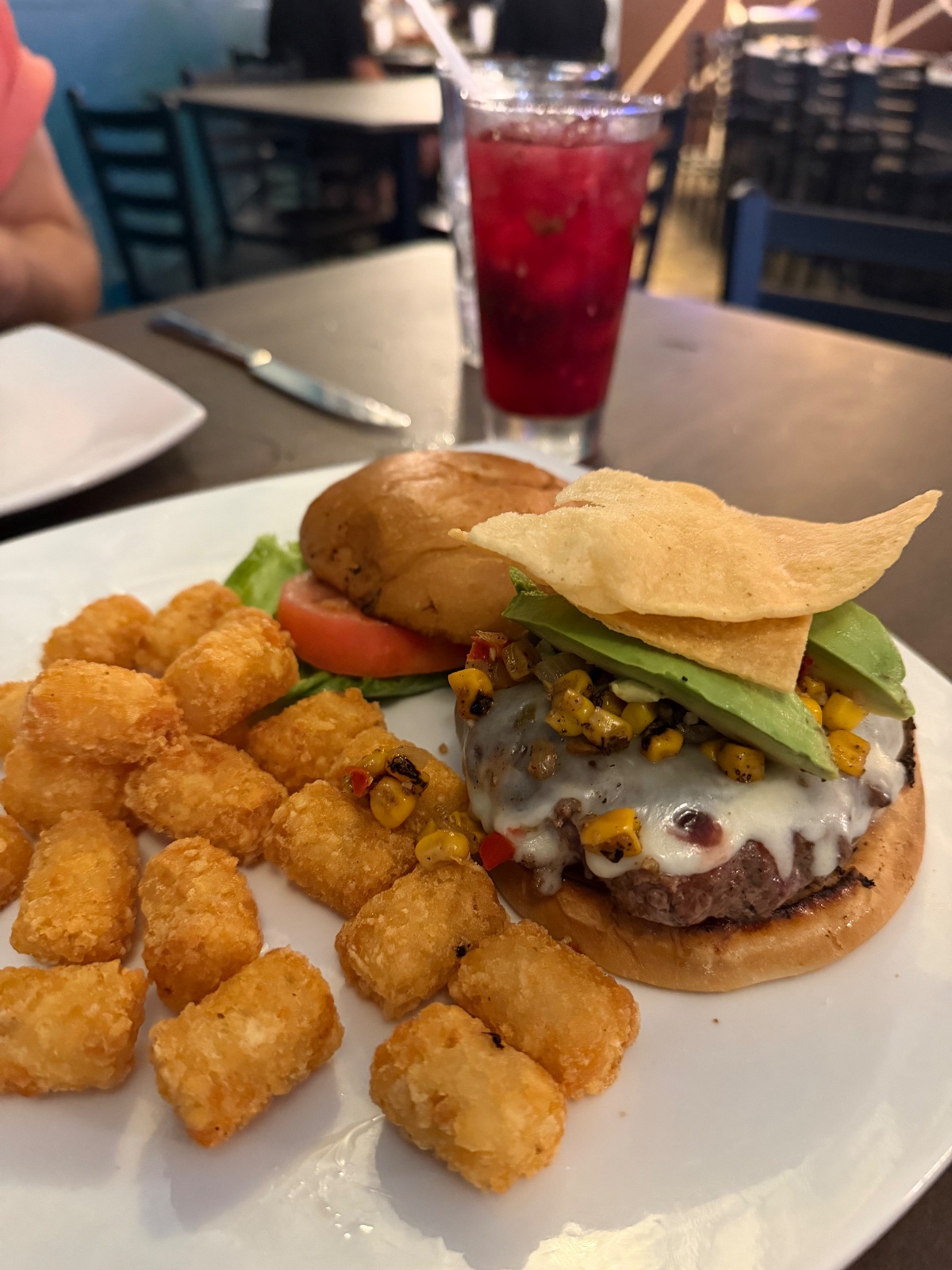 Castle Street Kitchen burger, photographed on inspection