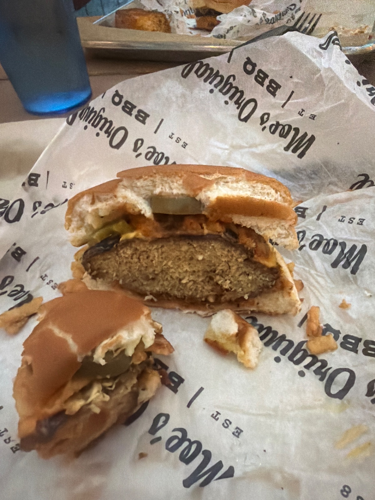 Rodeo Smokehouse Burger evidence photo